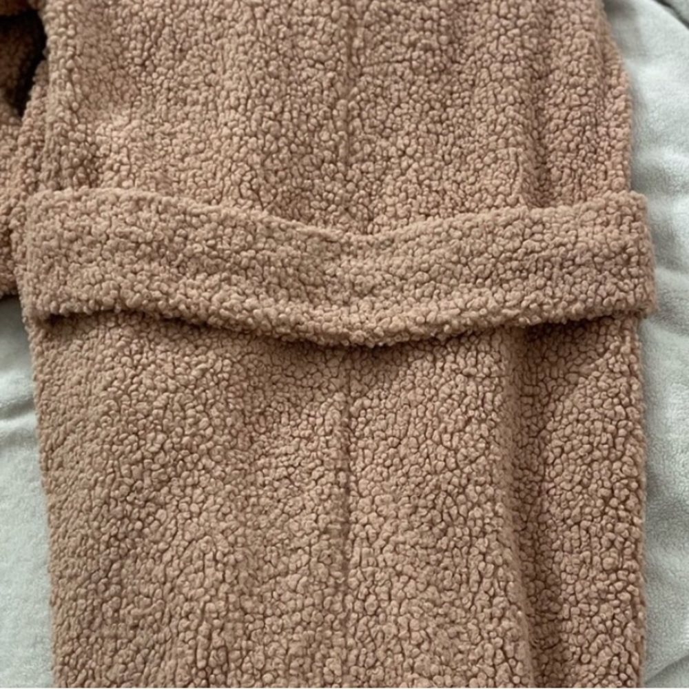 House of CB teddy bear coat blush Small or medium S M - Picture 10 of 12